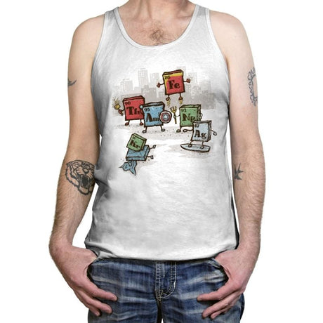 Periodically Heroic - Tanktop Tanktop RIPT Apparel X-Small / White