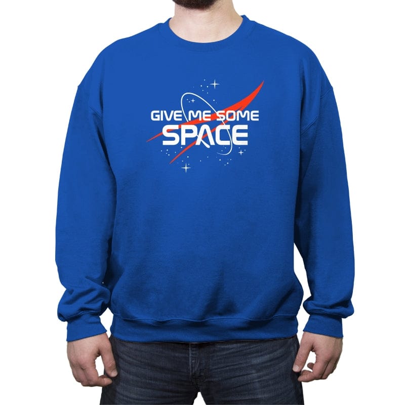 Personal Space - Crew Neck Sweatshirt Crew Neck Sweatshirt RIPT Apparel Small / Royal