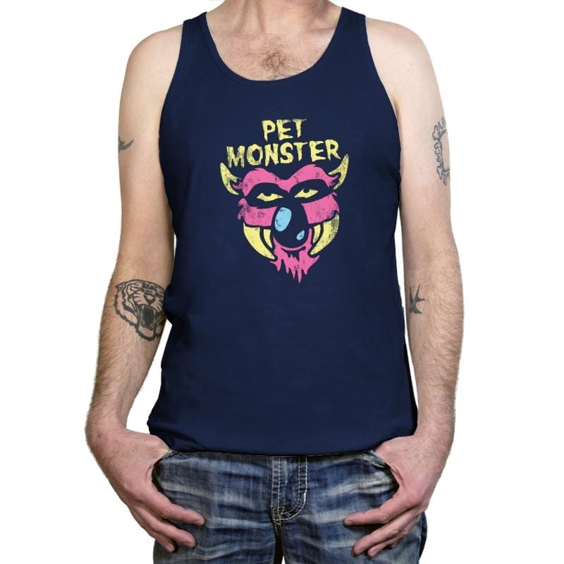 Pet Monster - Tanktop Tanktop RIPT Apparel X-Small / Navy