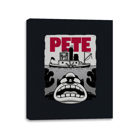 Pete! - Canvas Wraps Canvas Wraps RIPT Apparel 11x14 / Black