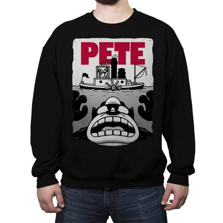 Pete! - Crew Neck Sweatshirt Crew Neck Sweatshirt RIPT Apparel Small / Black