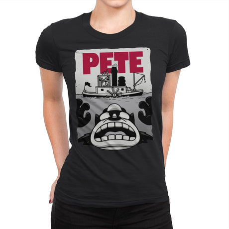 Pete! - Womens Premium T-Shirts RIPT Apparel Small / Black