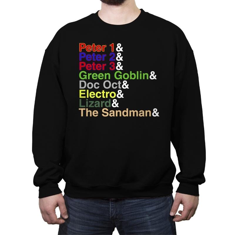 Peters - Crew Neck Sweatshirt Crew Neck Sweatshirt RIPT Apparel Small / Black