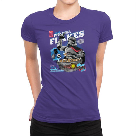 Phasma Flakes Exclusive - Womens Premium T-Shirts RIPT Apparel Small / Purple Rush