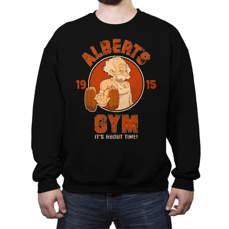 Physics Gym - Crew Neck Sweatshirt Crew Neck Sweatshirt RIPT Apparel Small / Black