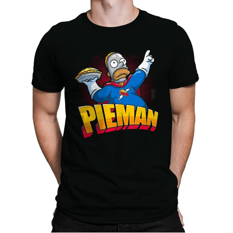 Pieman - Mens Premium T-Shirts RIPT Apparel Small / Black