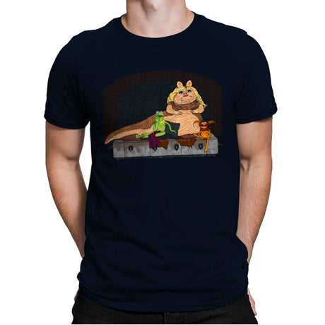 Piggy the Hutt - Mens Premium T-Shirts RIPT Apparel Small / Midnight Navy