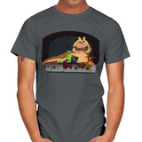 Piggy the Hutt - Mens T-Shirts RIPT Apparel Small / Charcoal