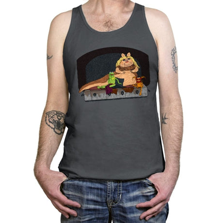 Piggy the Hutt - Tanktop Tanktop RIPT Apparel X-Small / Asphalt