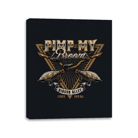 Pimp My Broom - Canvas Wraps Canvas Wraps RIPT Apparel 11x14 / Black