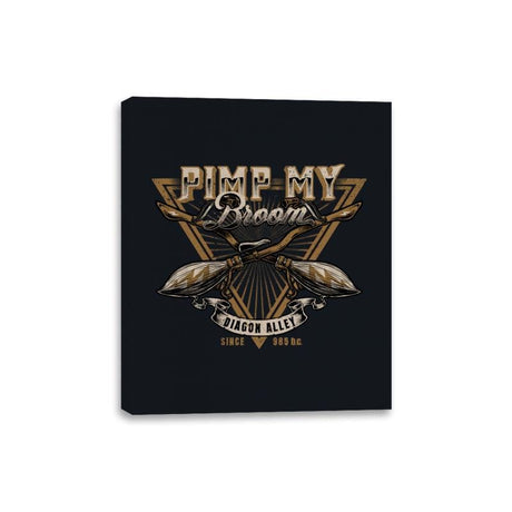 Pimp My Broom - Canvas Wraps Canvas Wraps RIPT Apparel 8x10 / Black