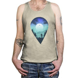 Pin Your Destination - Tanktop Tanktop RIPT Apparel X-Small / Oatmeal Triblend