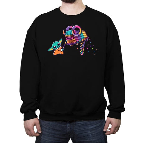 Pinantha - Crew Neck Sweatshirt Crew Neck Sweatshirt RIPT Apparel Small / Black