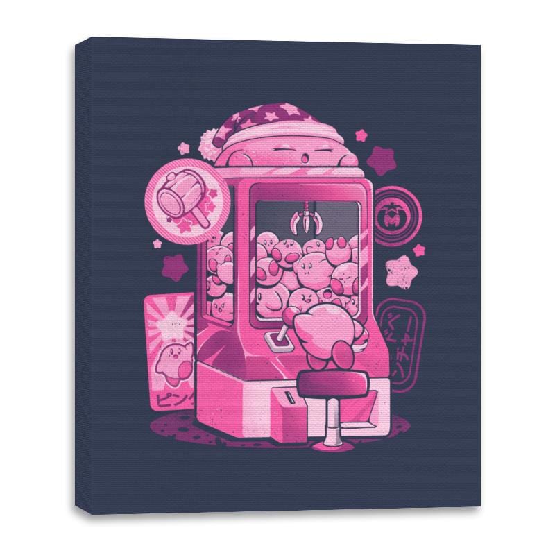 Pink Claw Machine - Canvas Wraps Canvas Wraps RIPT Apparel 16x20 / Navy