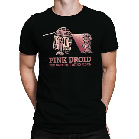 Pink Droid - Mens Premium T-Shirts RIPT Apparel Small / Black