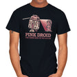 Pink Droid - Mens T-Shirts RIPT Apparel Small / Black