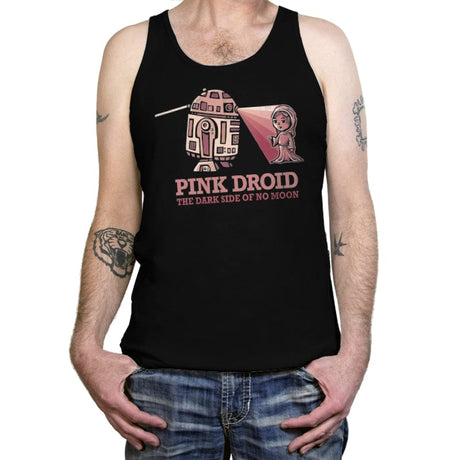 Pink Droid - Tanktop Tanktop RIPT Apparel X-Small / Black