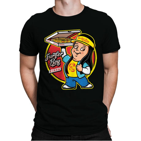 Pizza Boy - Mens Premium T-Shirts RIPT Apparel Small / Black