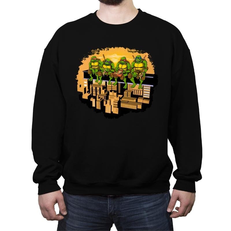 Pizza Break - Crew Neck Sweatshirt Crew Neck Sweatshirt RIPT Apparel Small / Black