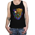 Pizza Fight - Tanktop Tanktop RIPT Apparel X-Small / Black