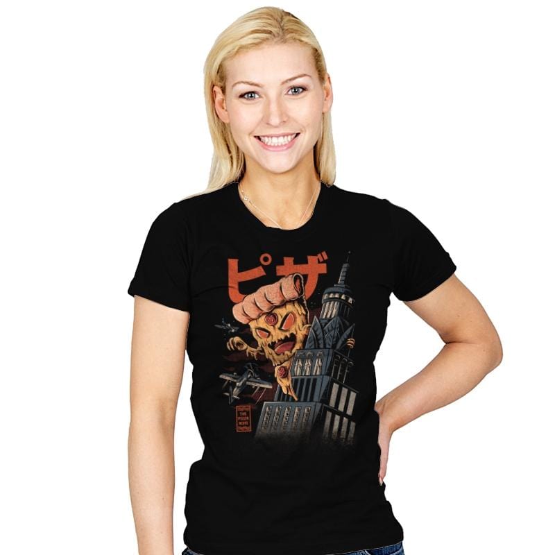 Pizza Kong - Womens T-Shirts RIPT Apparel