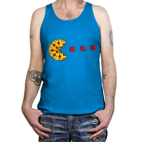 PIZZA-MAN - Tanktop Tanktop RIPT Apparel X-Small / Teal