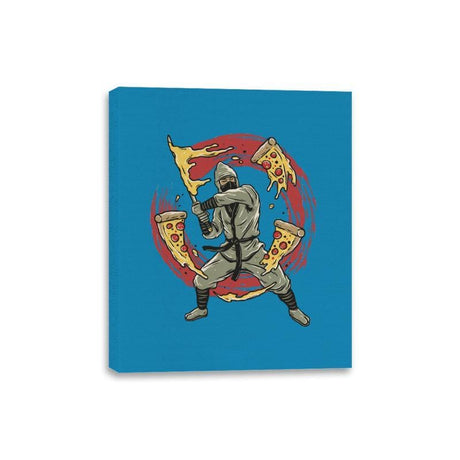 Pizza Ninja - Canvas Wraps Canvas Wraps RIPT Apparel 8x10 / Sapphire