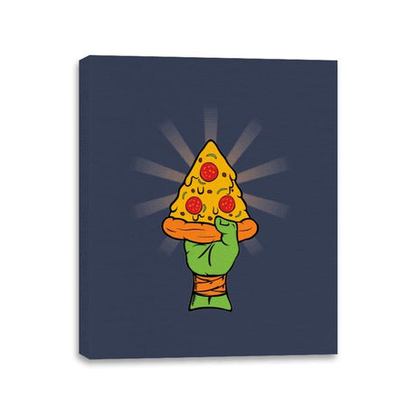 Pizza Revolution - Canvas Wraps Canvas Wraps RIPT Apparel 11x14 / Navy