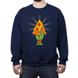 Pizza Revolution - Crew Neck Sweatshirt Crew Neck Sweatshirt RIPT Apparel Small / Navy