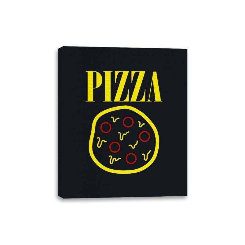 Pizza Spirit  - Canvas Wraps Canvas Wraps RIPT Apparel 8x10 / Black