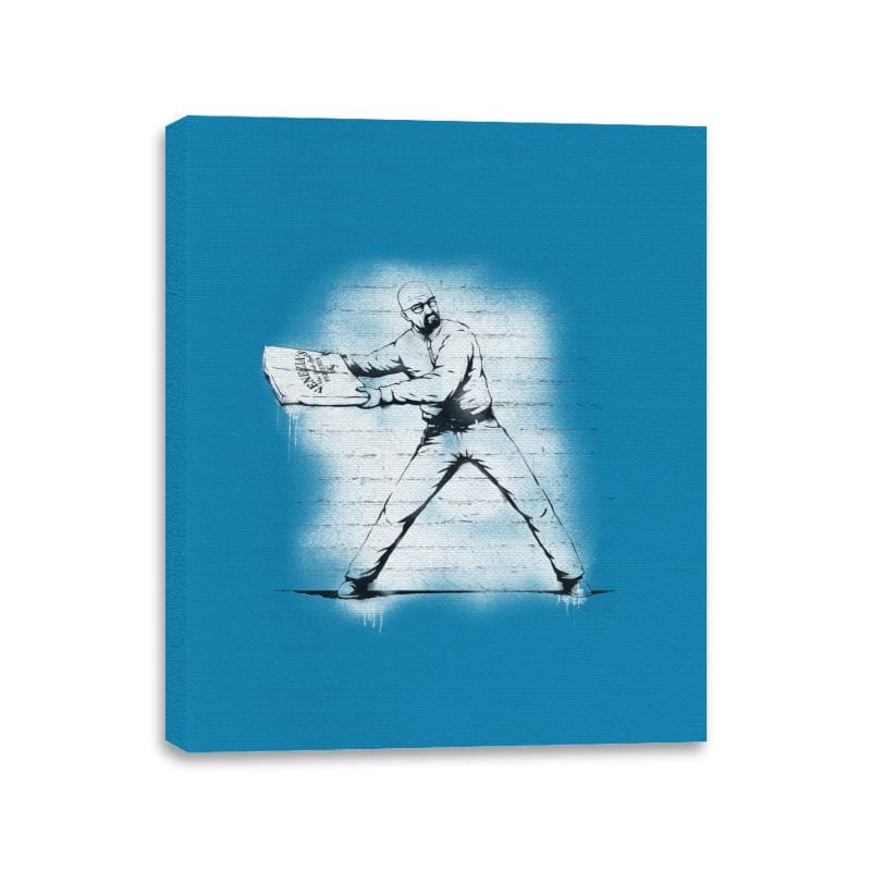 Pizza Thrower - Canvas Wraps Canvas Wraps RIPT Apparel 11x14 / Sapphire