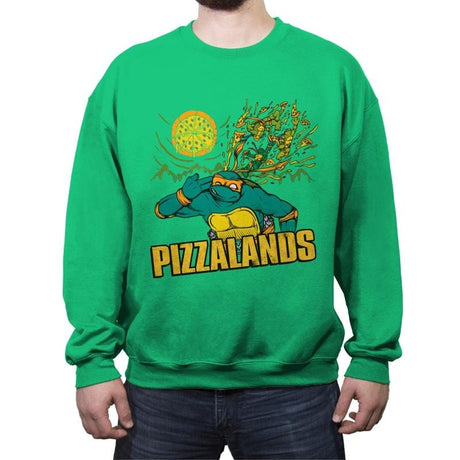 Pizzalands - Crew Neck Sweatshirt Crew Neck Sweatshirt RIPT Apparel