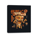 Pizzazilla X-Ray - Canvas Wraps Canvas Wraps RIPT Apparel 11x14 / Black