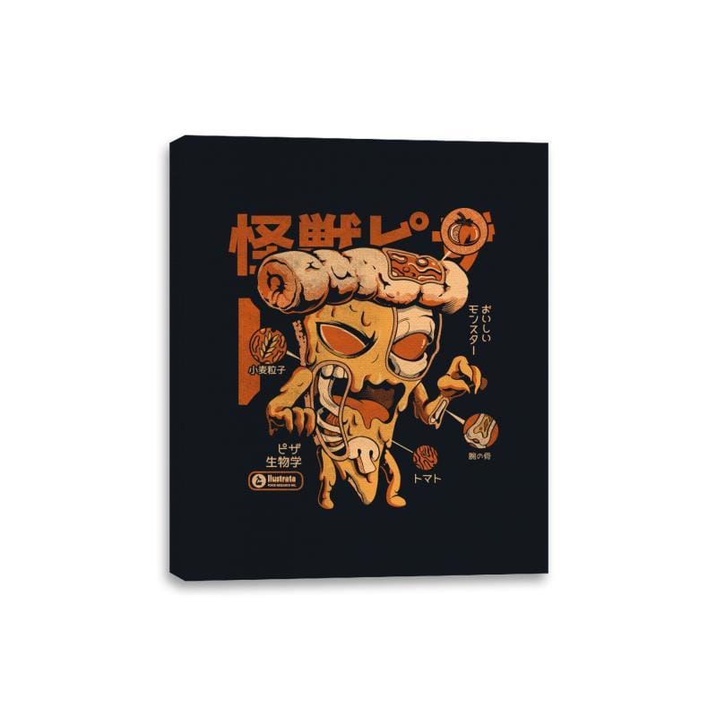 Pizzazilla X-Ray - Canvas Wraps Canvas Wraps RIPT Apparel 8x10 / Black