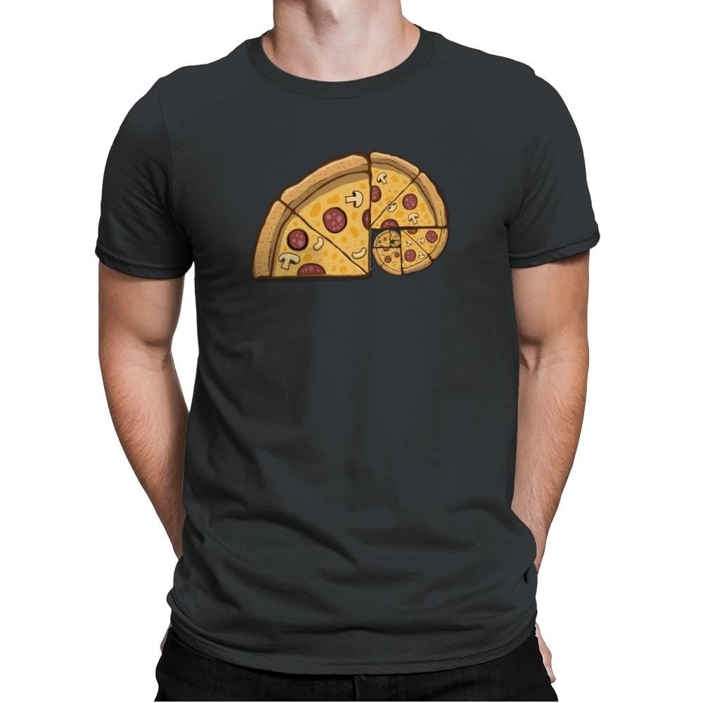 Pizzibonacci - Mens Premium T-Shirts RIPT Apparel Small / Heavy Metal