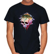 Planet Skull - Mens T-Shirts RIPT Apparel Small / Black