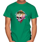 Planet Skull - Mens T-Shirts RIPT Apparel Small / Kelly