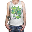 Plant Skull - Tanktop Tanktop RIPT Apparel X-Small / White