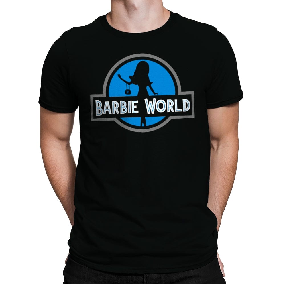 Plastic Doll World - Mens Premium T-Shirts RIPT Apparel Small / Black