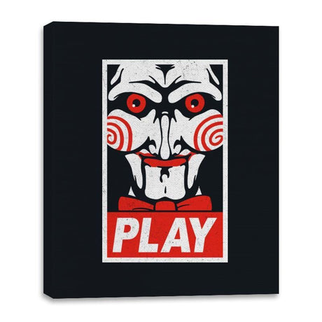 Play - Canvas Wraps Canvas Wraps RIPT Apparel 16x20 / Black