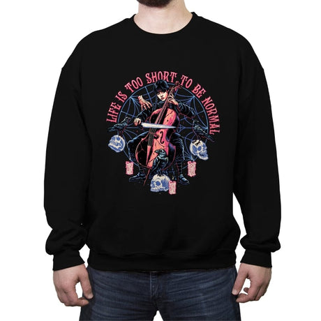 Playing the Cello - Best Seller - Crew Neck Sweatshirt Crew Neck Sweatshirt RIPT Apparel Small / Black