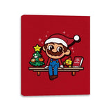 Plumber on the Shelf - Canvas Wraps Canvas Wraps RIPT Apparel 11x14 / Red