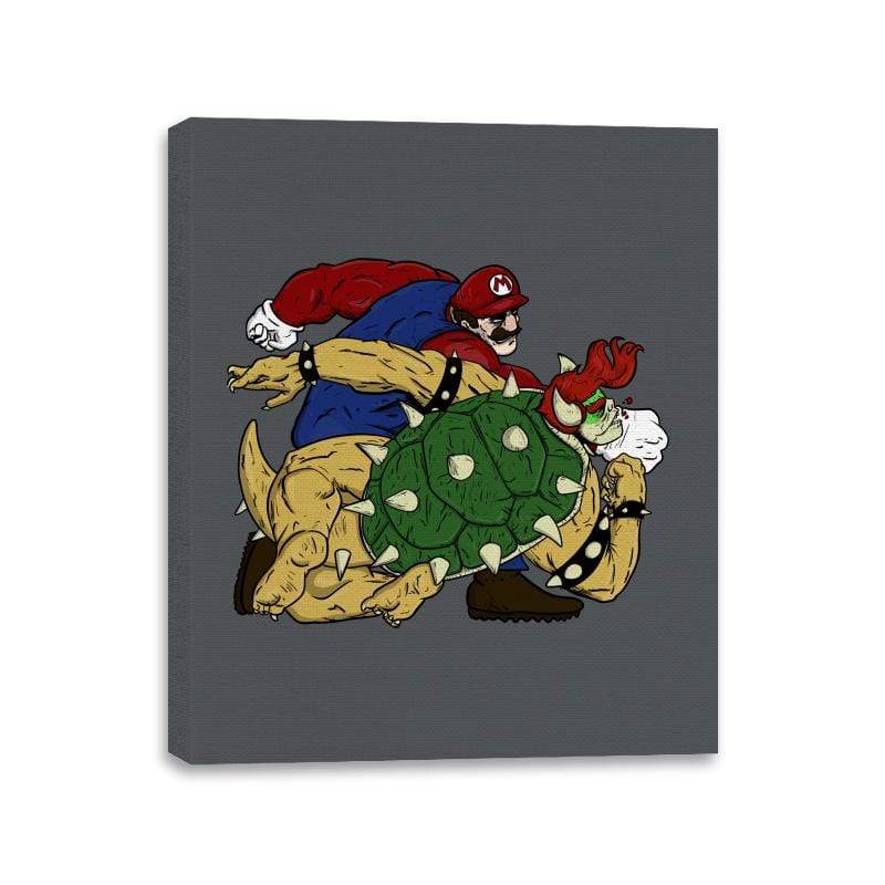 Plumber Punch - Canvas Wraps Canvas Wraps RIPT Apparel 11x14 / Charcoal