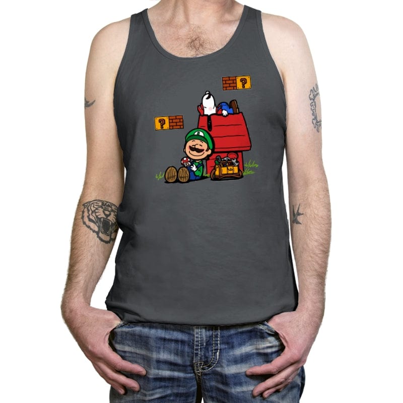 Plumbing Nuts - Tanktop Tanktop RIPT Apparel X-Small / Asphalt