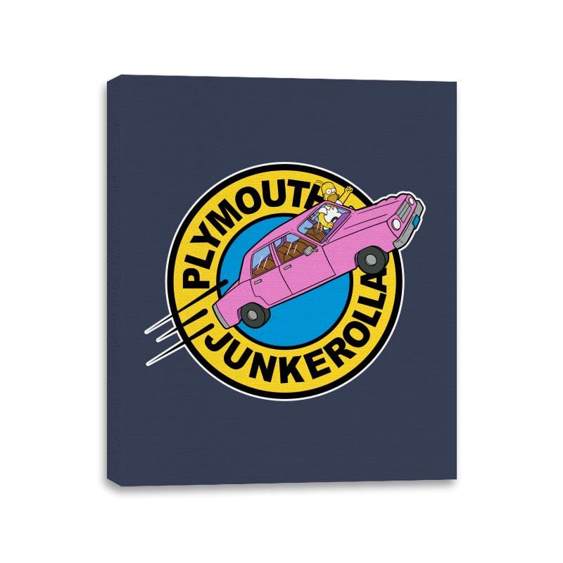 Plymouth Junkerolla - Canvas Wraps Canvas Wraps RIPT Apparel 11x14 / Navy