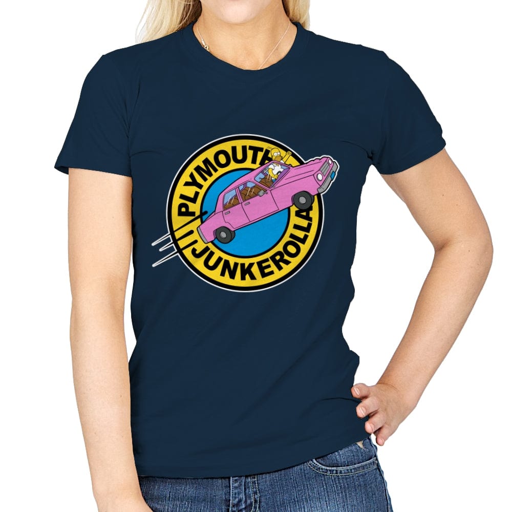 Plymouth Junkerolla - Womens T-Shirts RIPT Apparel Small / Navy