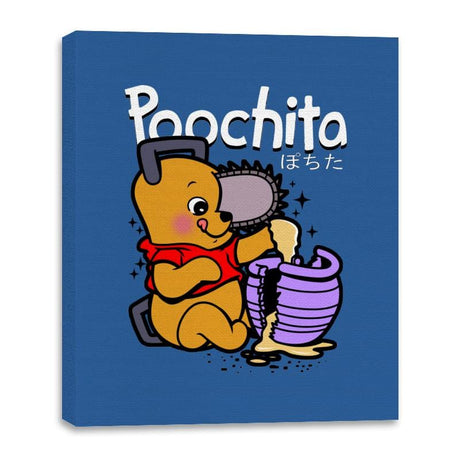 Poochita - Canvas Wraps Canvas Wraps RIPT Apparel 16x20 / Royal