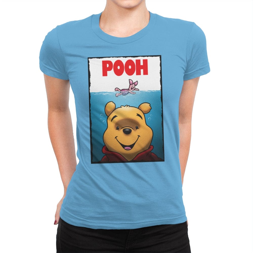 Poohws - Womens Premium T-Shirts RIPT Apparel Small / Turquoise