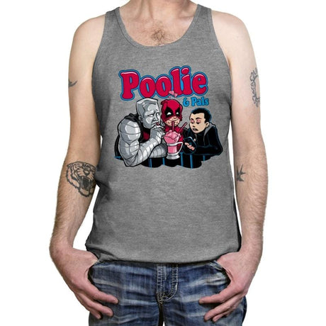 Poolie - Tanktop Tanktop RIPT Apparel X-Small / Athletic Heather