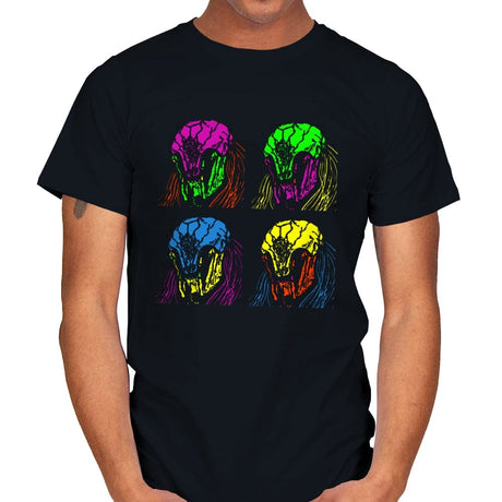 Pop Art Hunter 1719 - Mens T-Shirts RIPT Apparel Small / Black